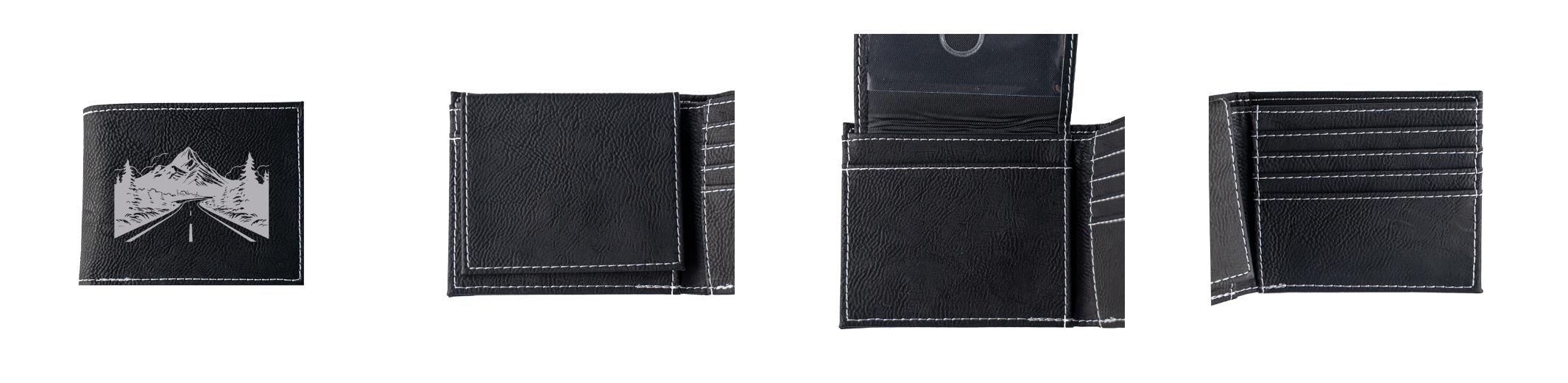 Flip ID Bifold - Engraves Silver