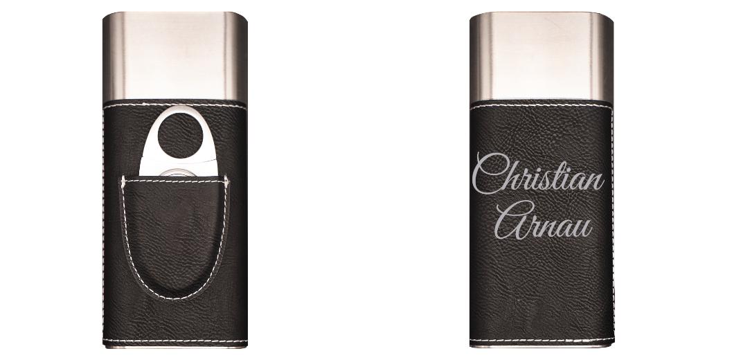 Cigar Case - Engraves Silver