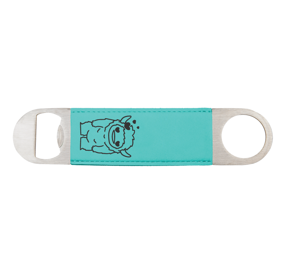 Bottle Opener - Engraves Black