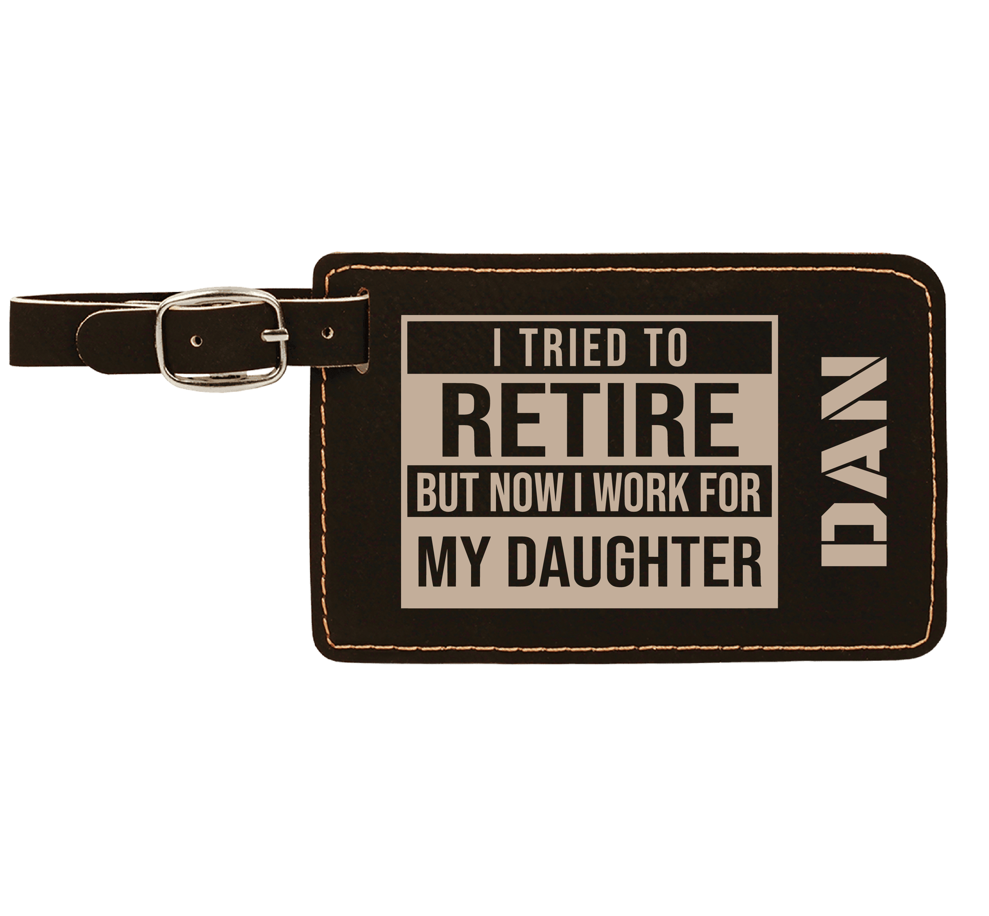 Baggage Tags - Engraves Gold