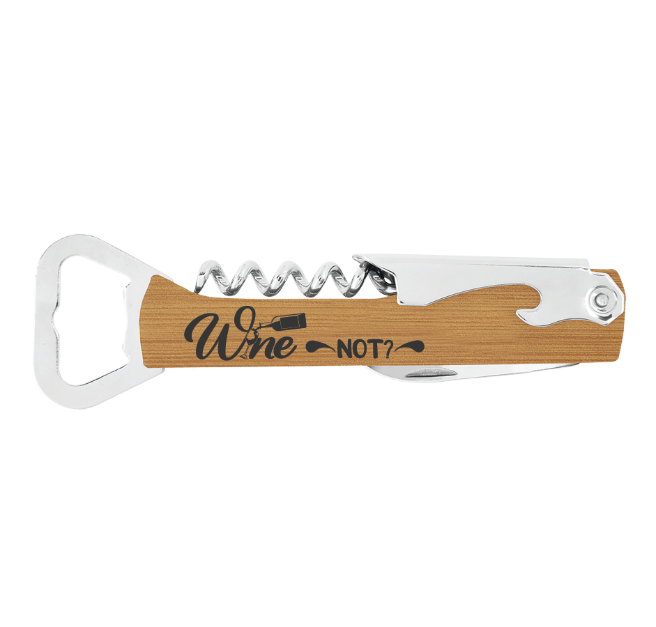 Corkscrew - Engraves Black