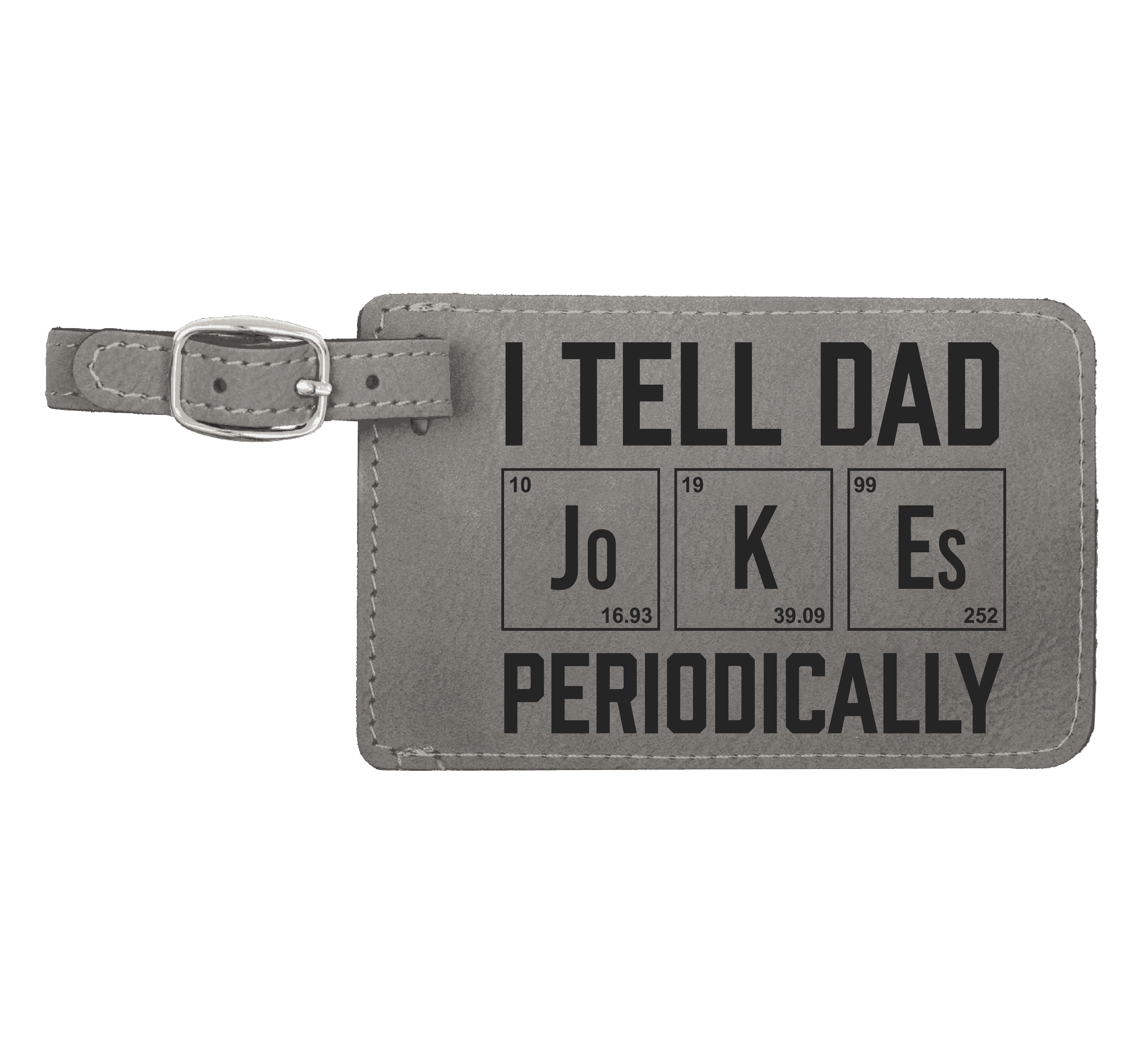 Baggage Tags - Engraves Black