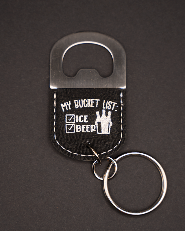 My Bucket List Keychain Bottle Opener