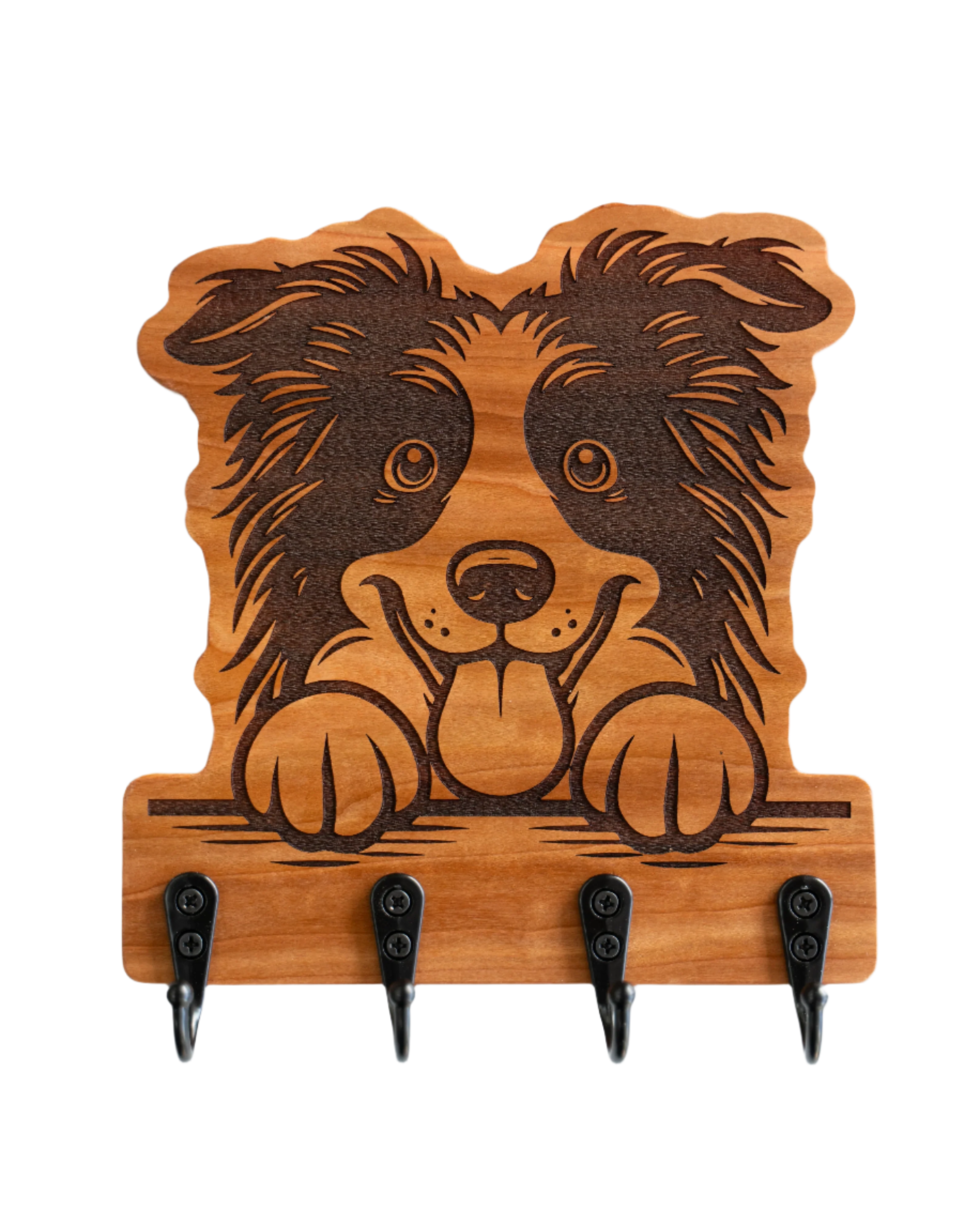Custom Peeking Dog Wall Hanger
