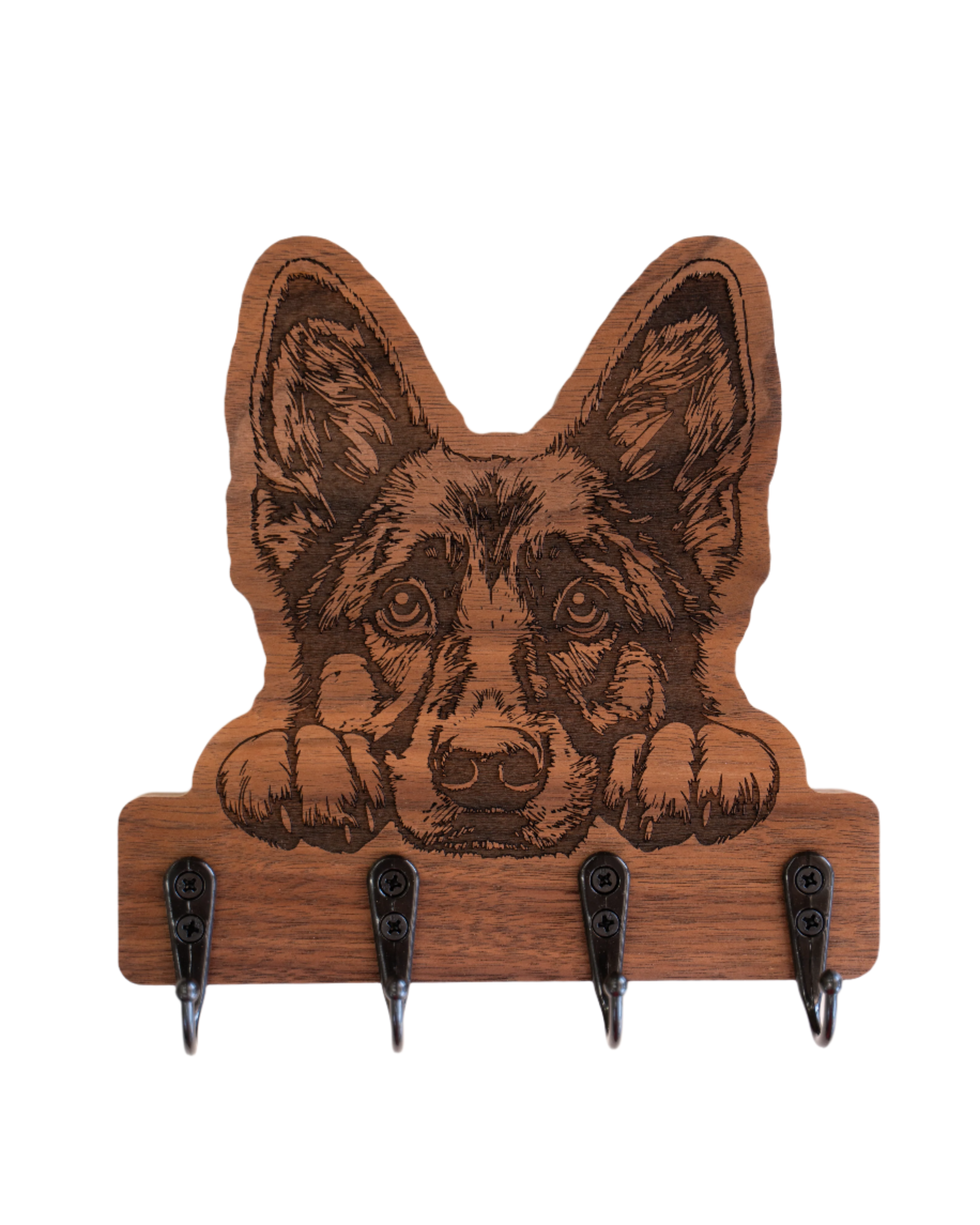 Custom Peeking Dog Wall Hanger