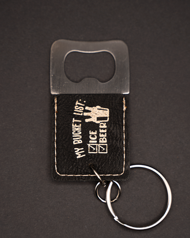 My Bucket List Keychain Bottle Opener