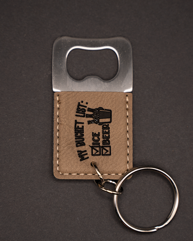 My Bucket List Keychain Bottle Opener