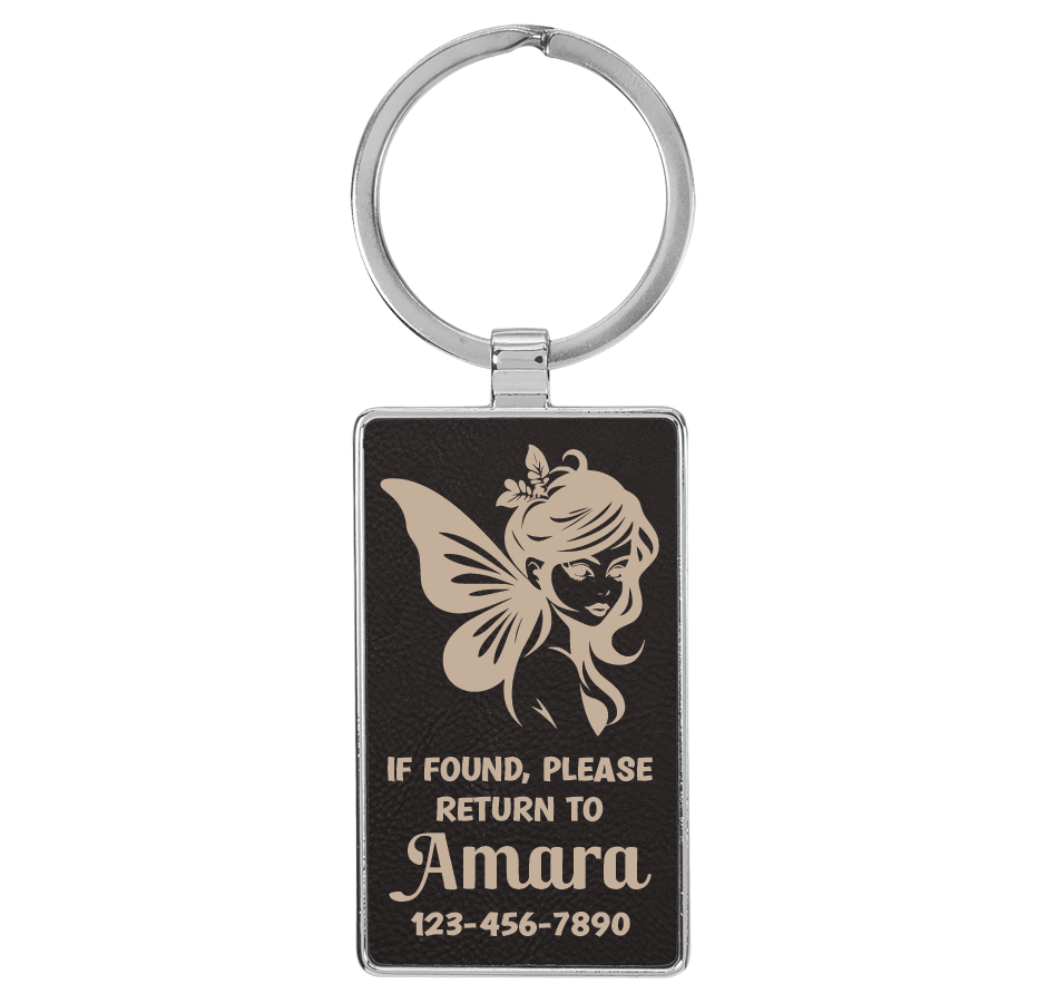 Rectangle Metal Back - Engraves Gold