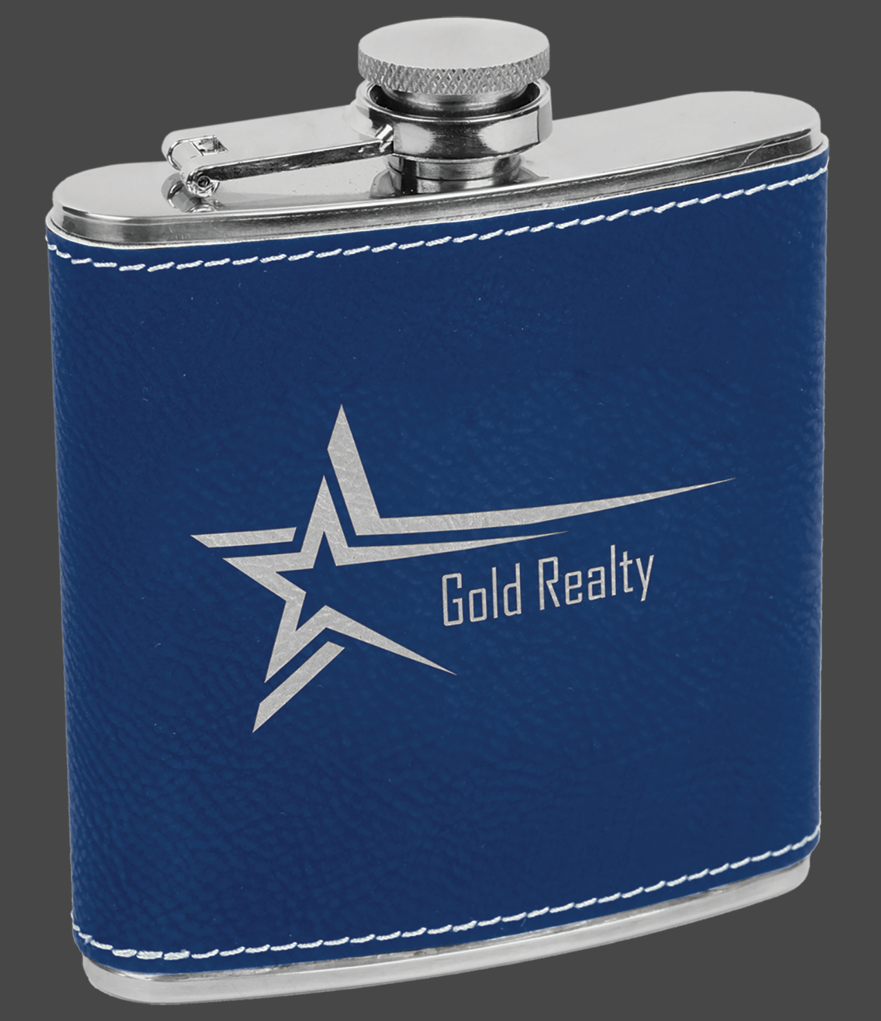 Flasks - 6oz Leatherette Stainless Steel