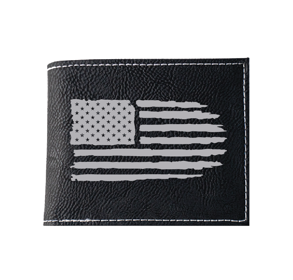 Flip ID Bifold - Engraves Silver