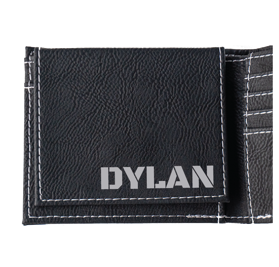 Flip ID Bifold - Engraves Silver