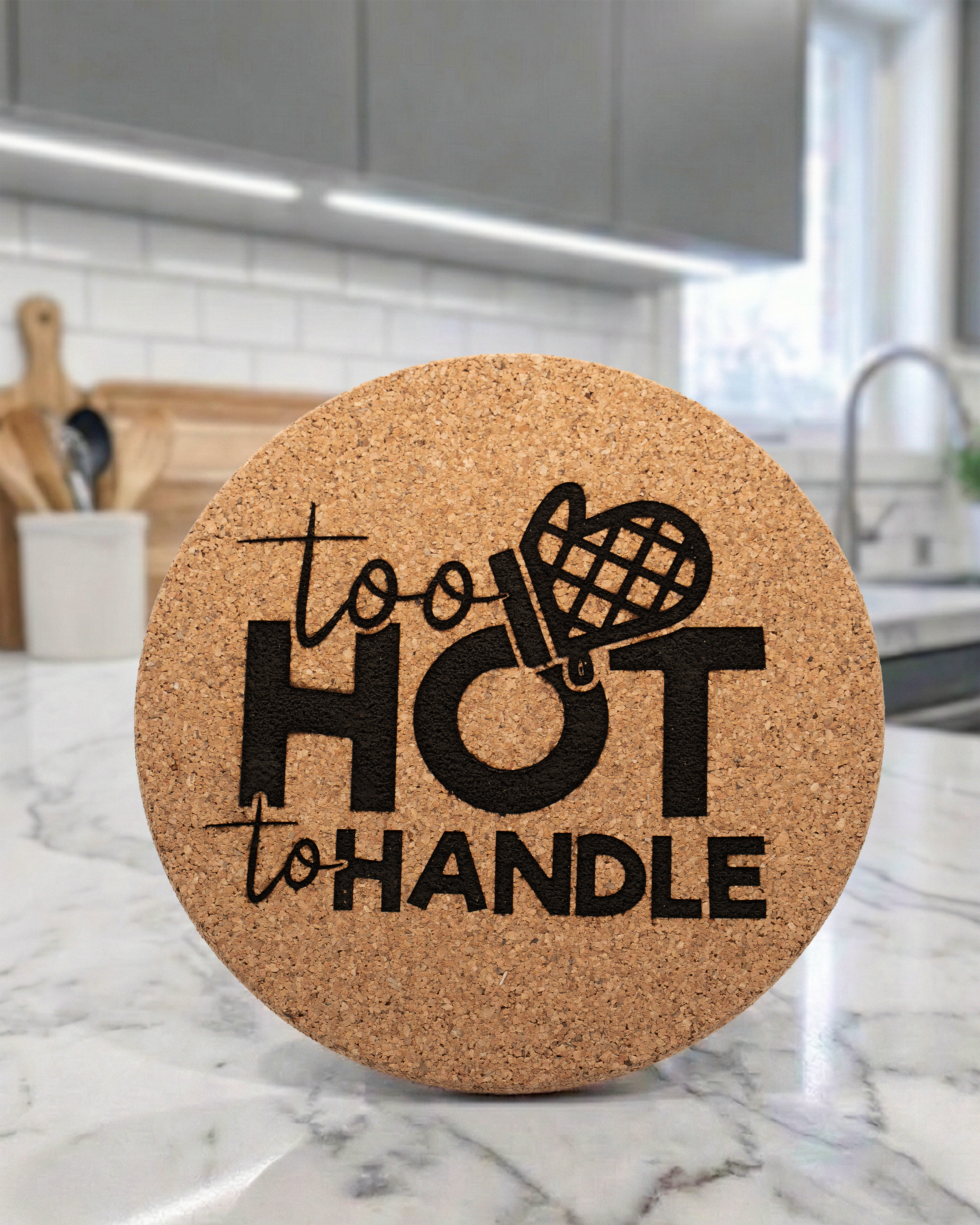 Too Hot To Handle Laser Engraved Trivet