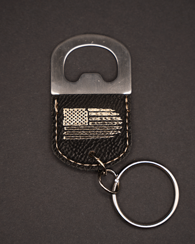 US Flag 5 Keychain Bottle Opener