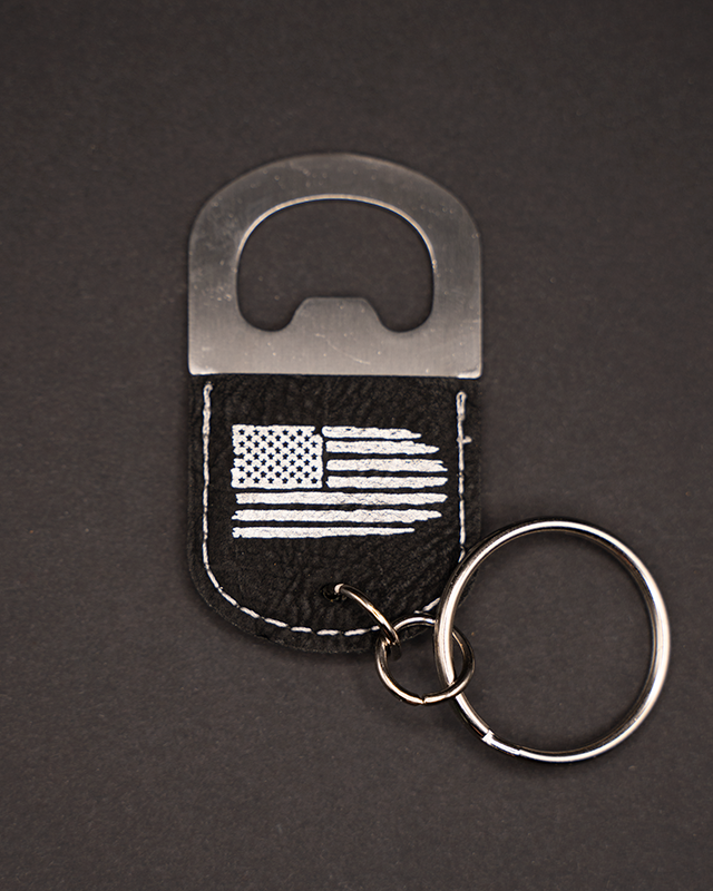 US Flag 5 Keychain Bottle Opener
