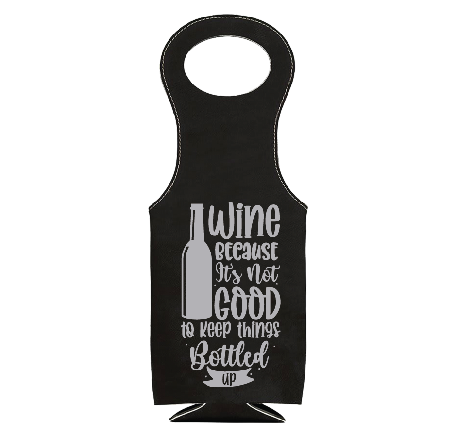 Wine Bag - Engraves Silver