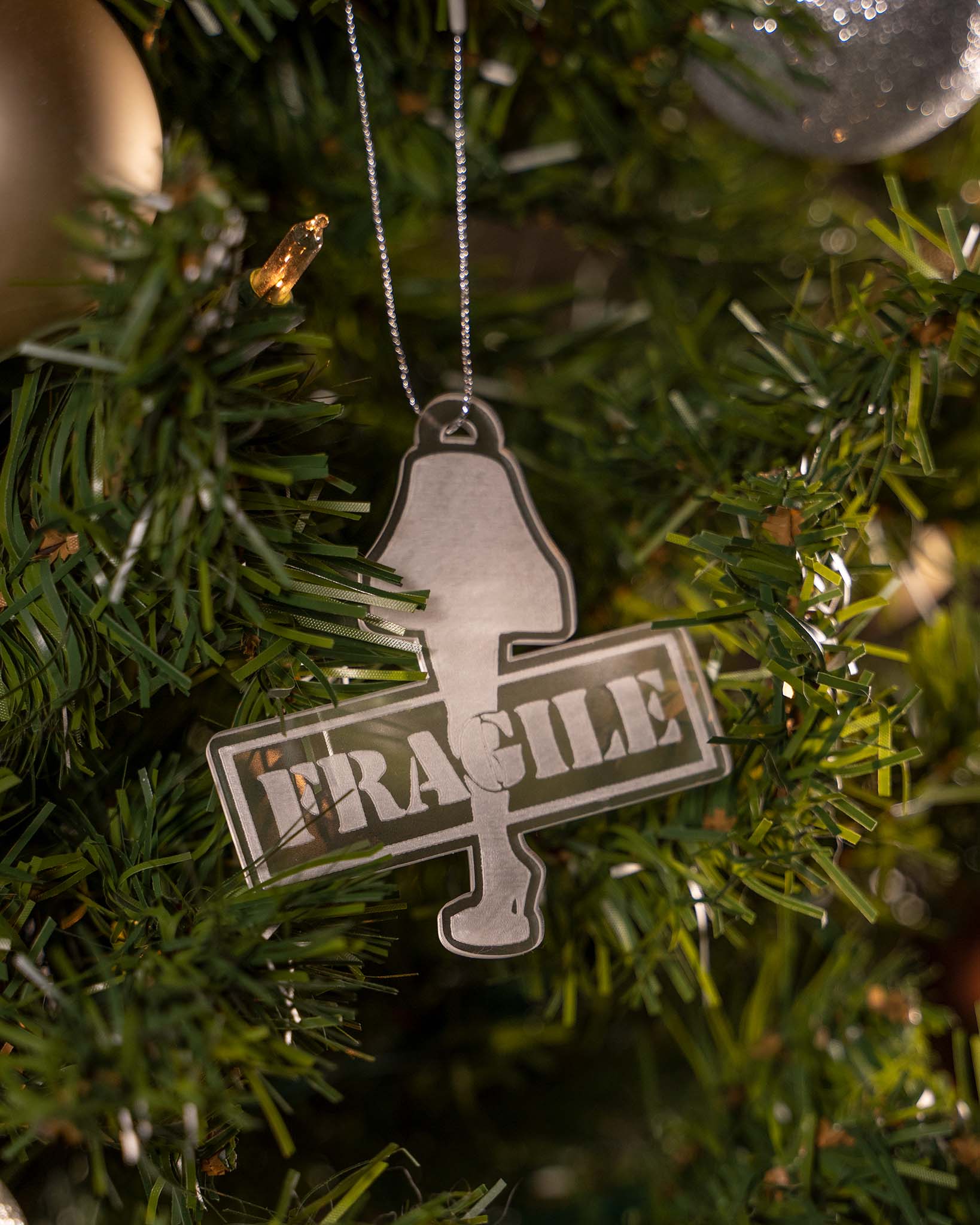 Fragile Leg Ornament