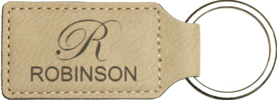 Leatherette Keychains