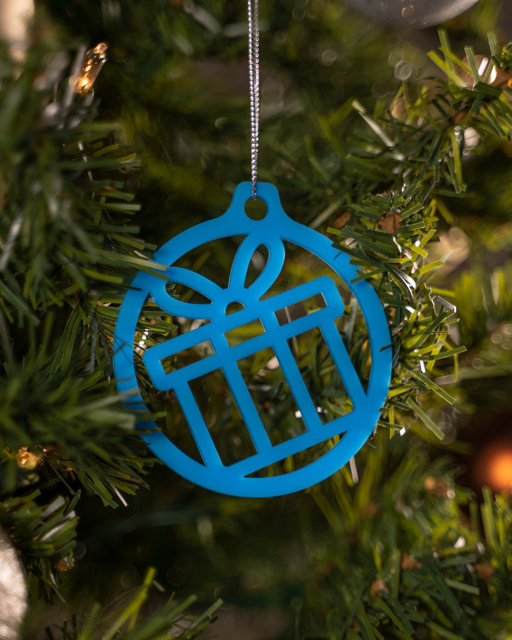 Present with Bow Ornament