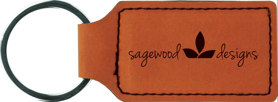 Leatherette Keychains