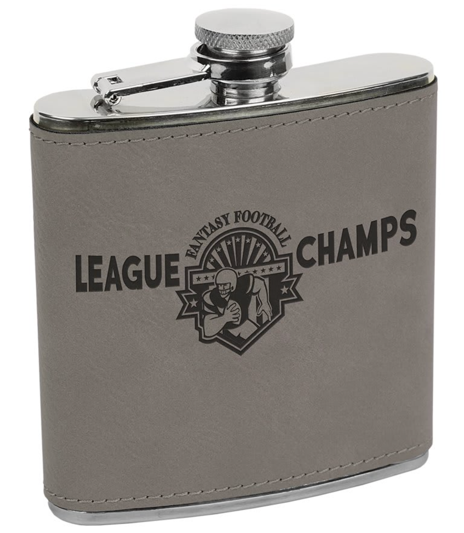 Flasks - 6oz Leatherette Stainless Steel
