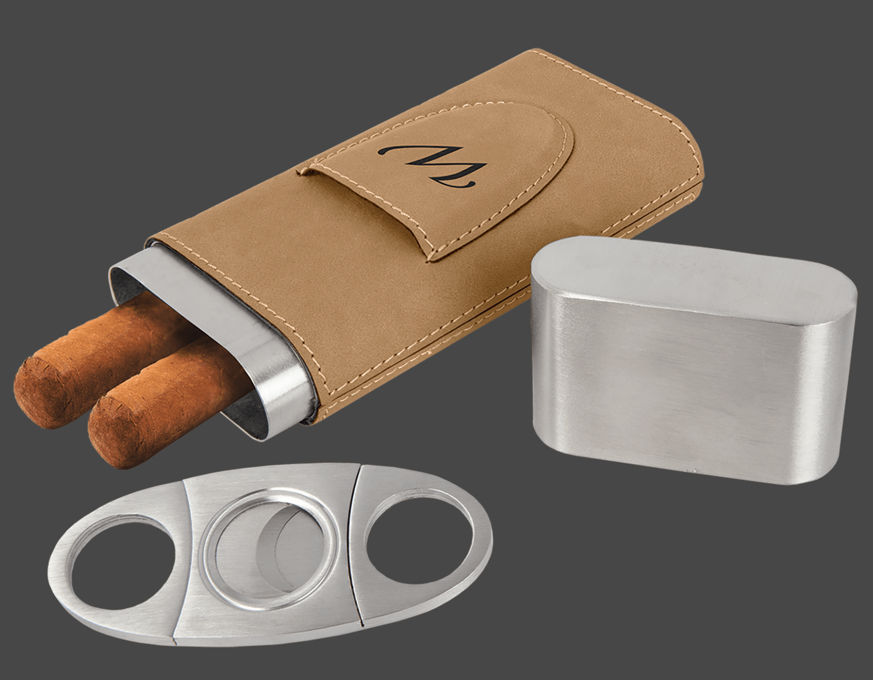 Cigar Case With Cutter