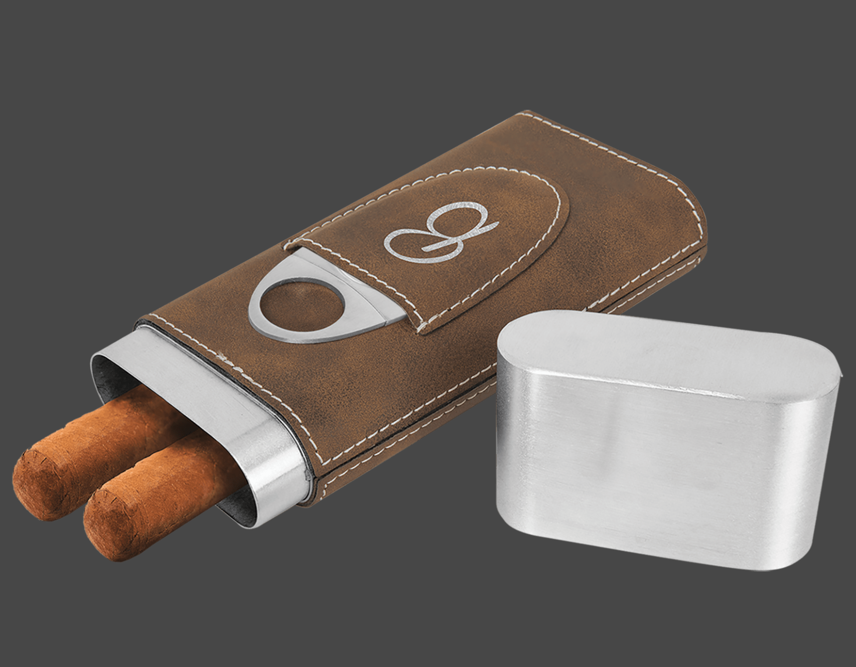 Cigar Case With Cutter