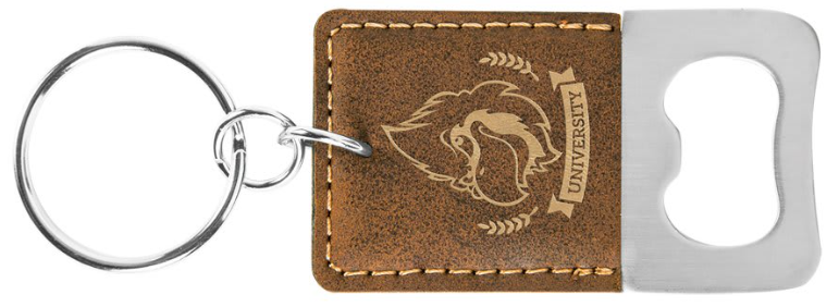 Rectangle Bottle Opener Keychain