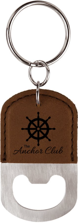 Oval Bottle Opener Keychain