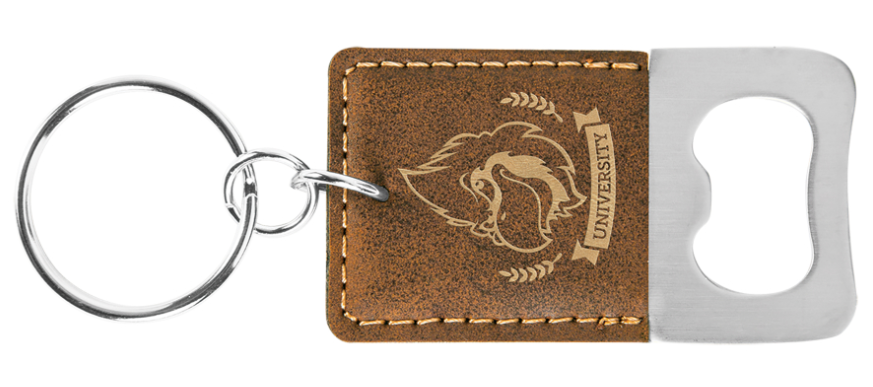 Rectangle Bottle Opener Keychain