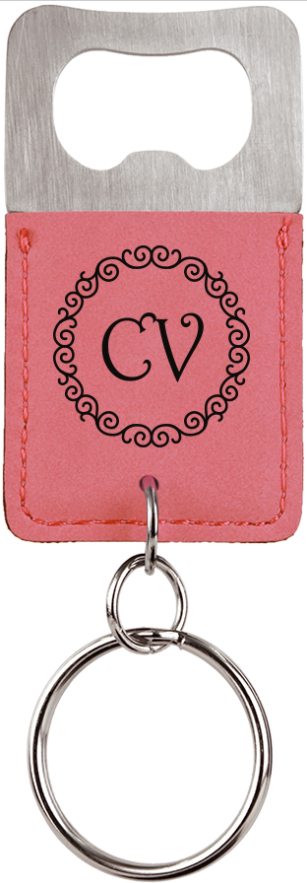 Rectangle Bottle Opener Keychain