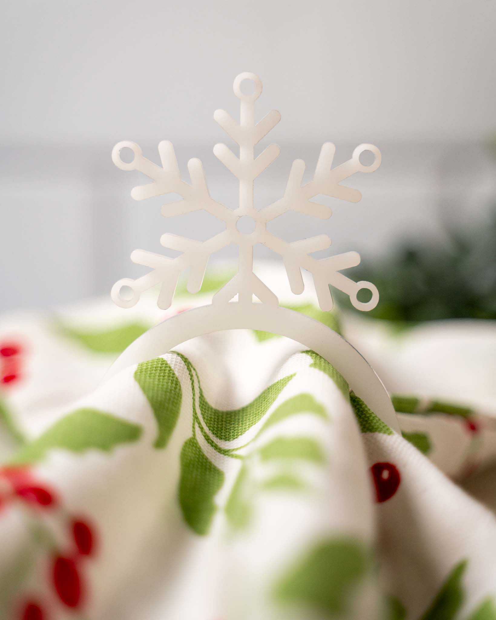 Snowflake Napkin Rings