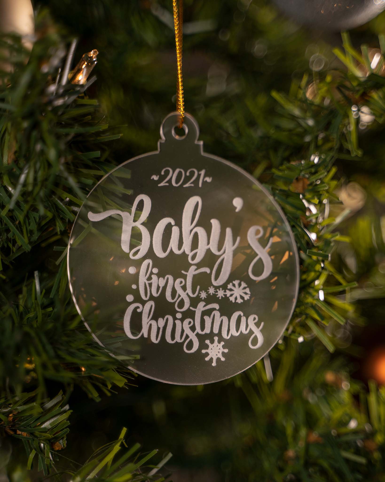 "Baby's First Christmas" Ornament