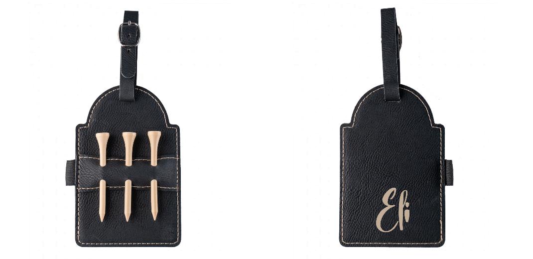 Golf Bag Tag - Engraves Gold