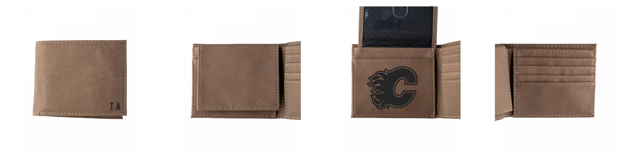Flip ID Bifold - Engraves Black
