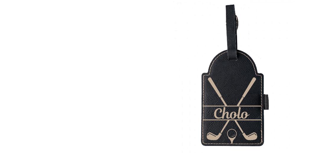 Golf Bag Tag - Engraves Gold