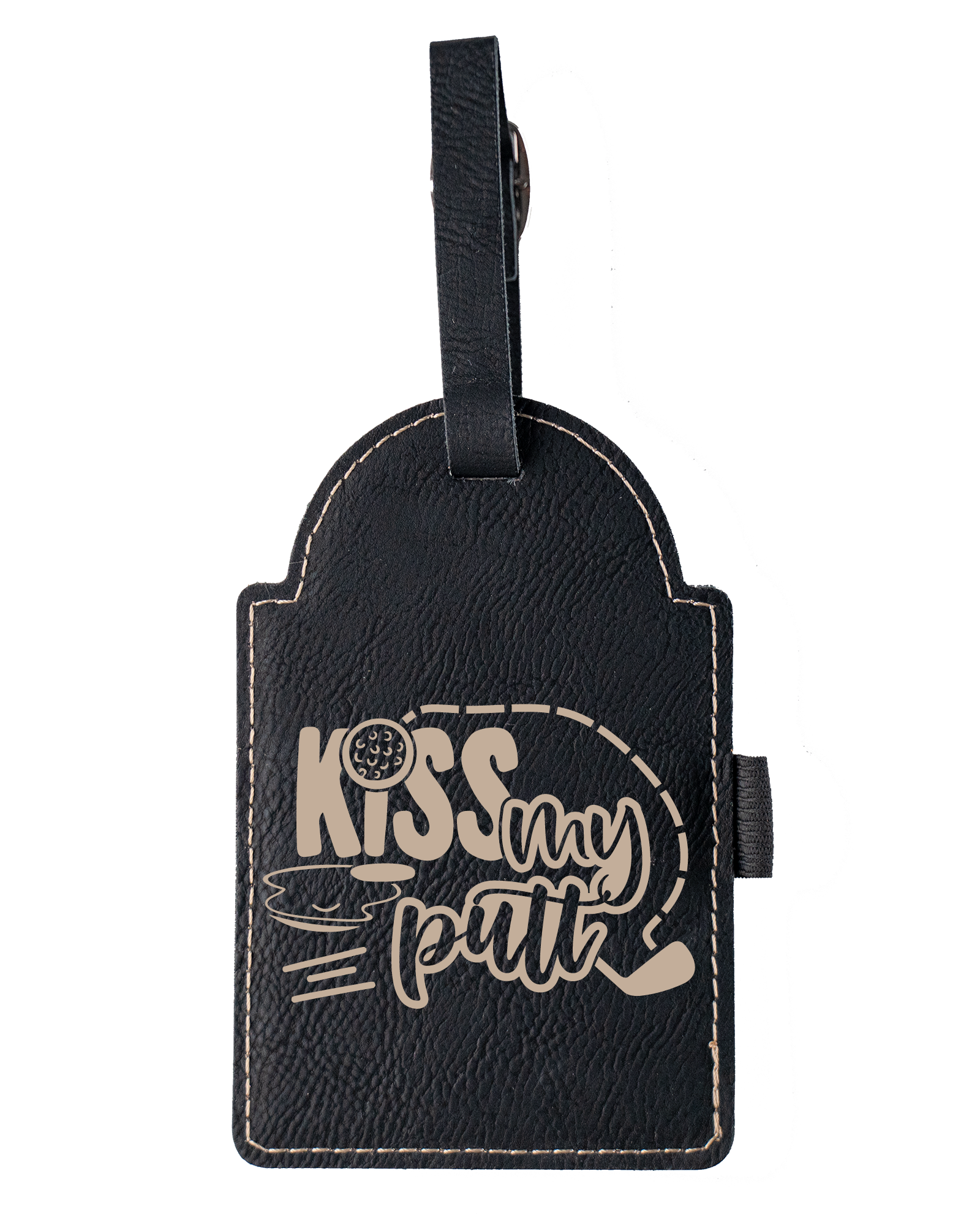 Golf Bag Tag - Engraves Gold
