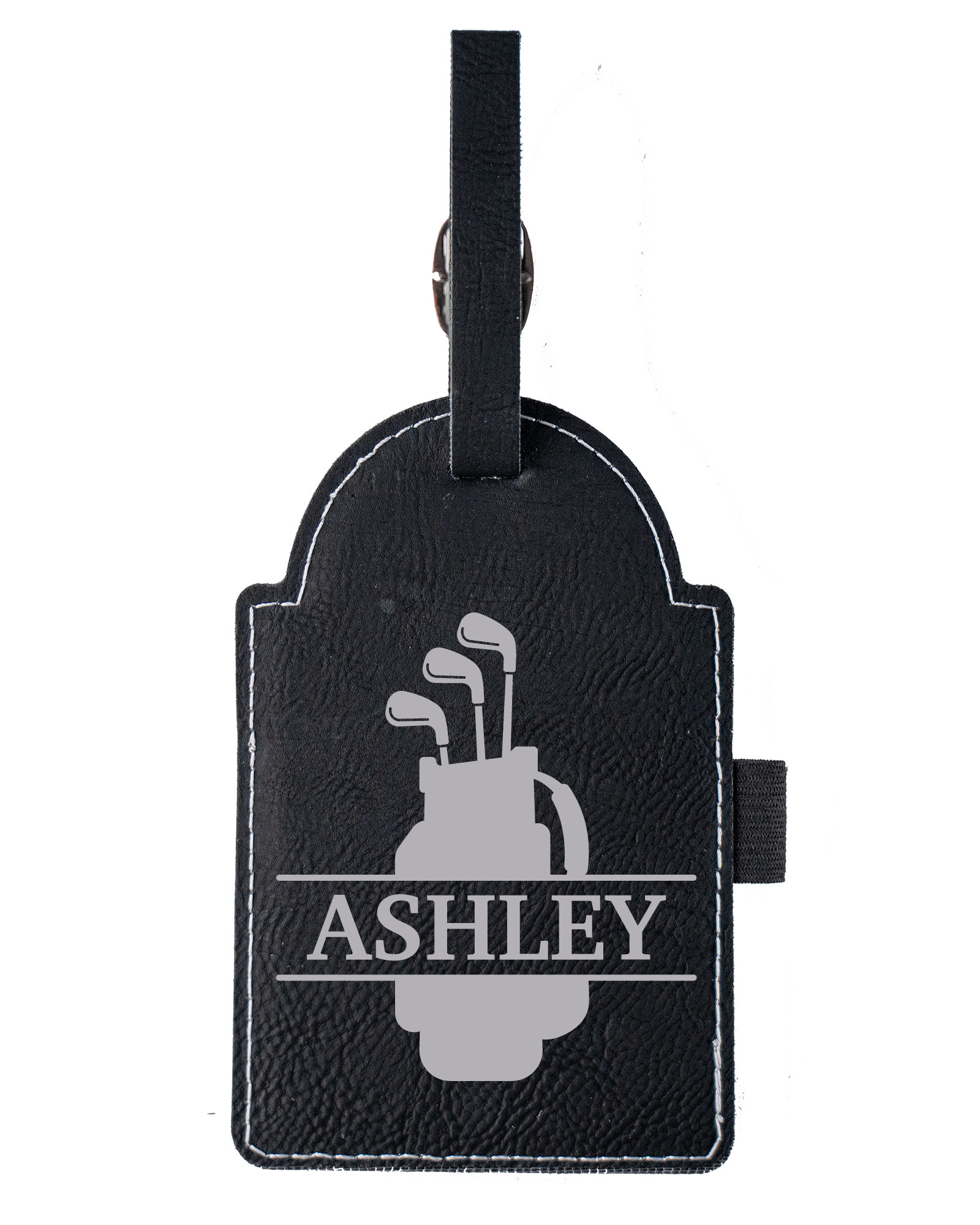Golf Bag Tag - Engraves Silver
