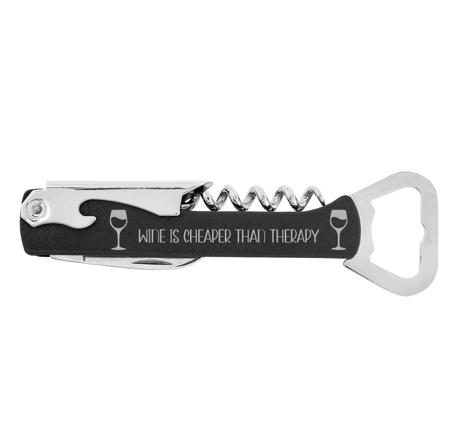 Corkscrew - Engraves Silver