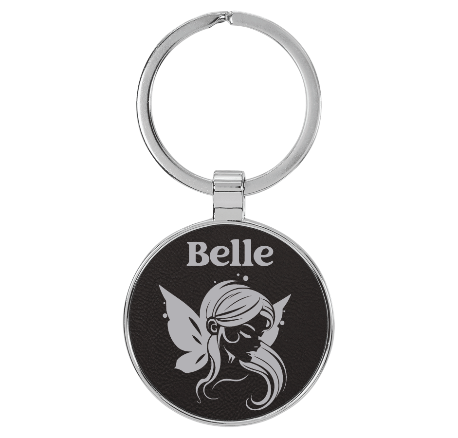 Circle Metal Back - Engraves Silver