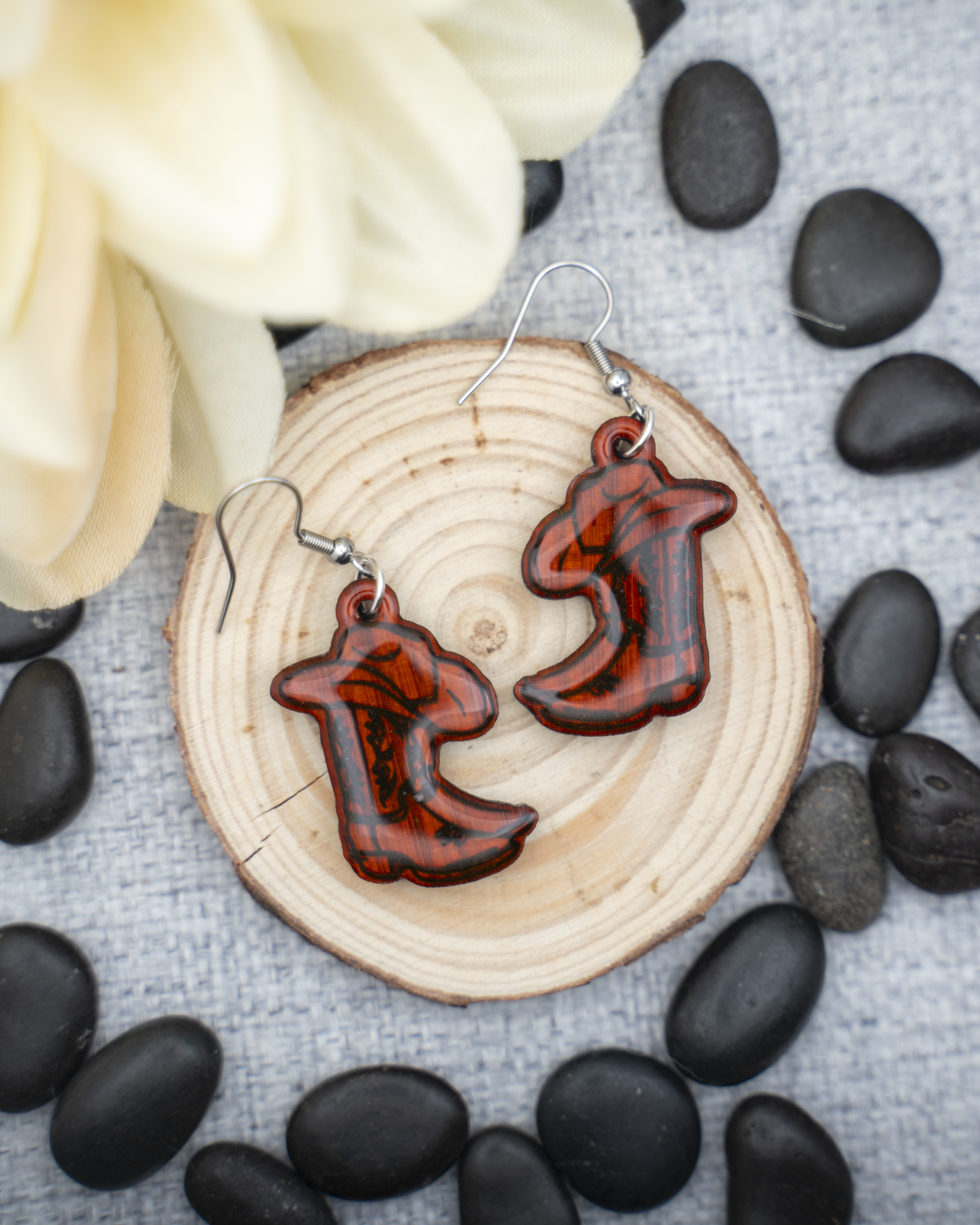 Cowboy Boot & Hat Earrings