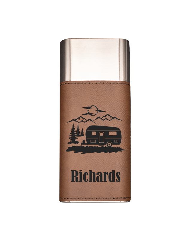 Cigar Case - Engraves Black
