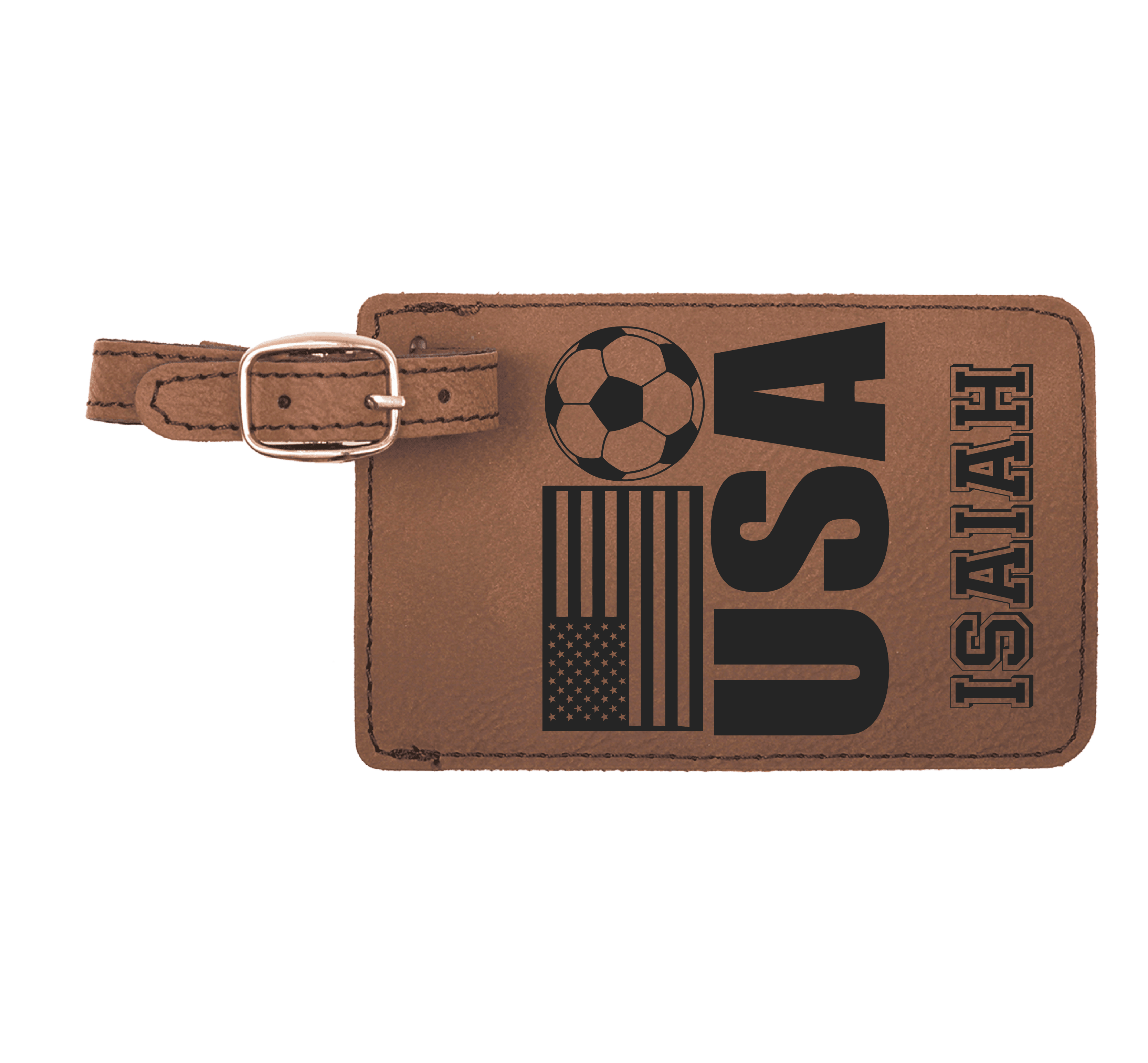 Baggage Tags - Engraves Black