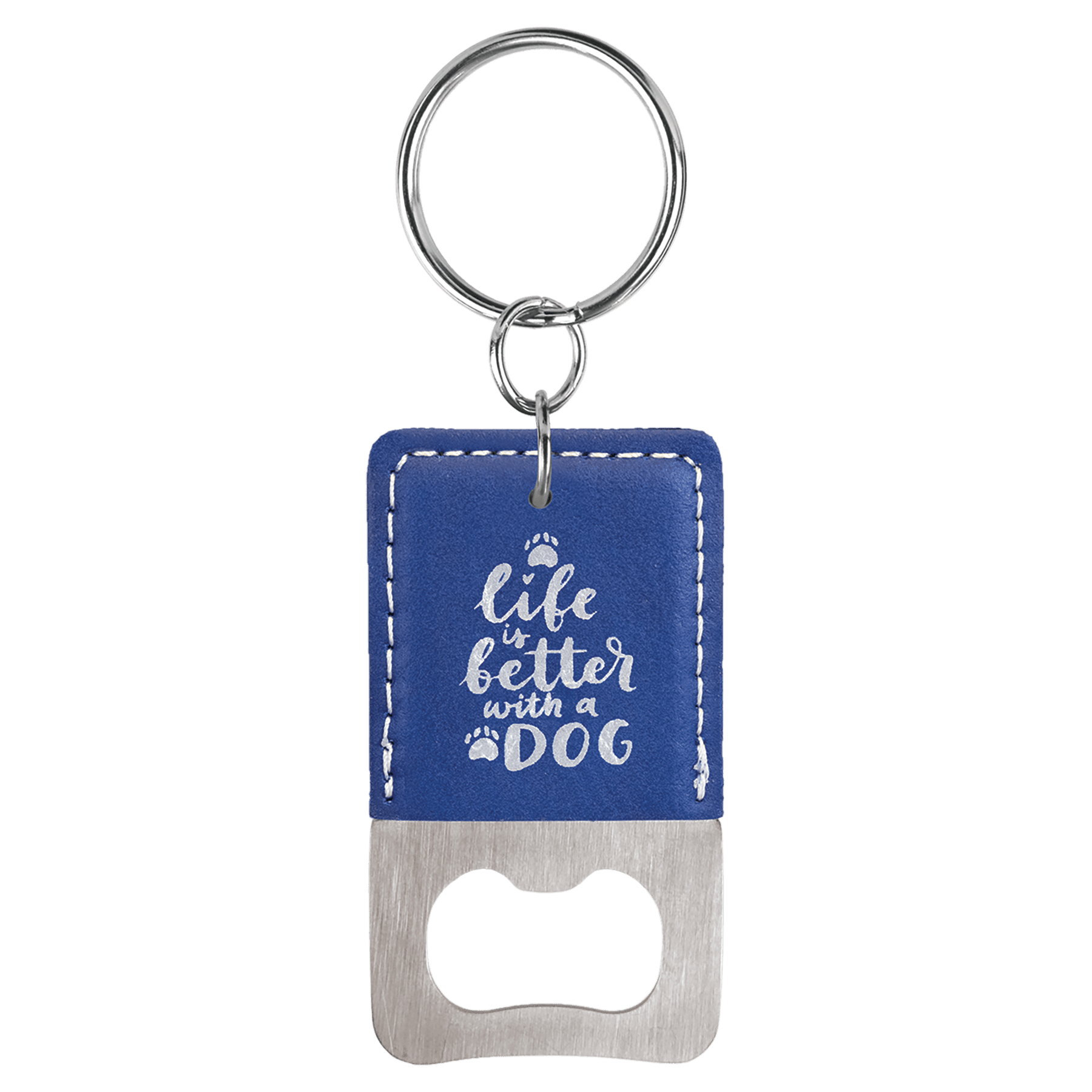 Rectangle Bottle Opener Keychain