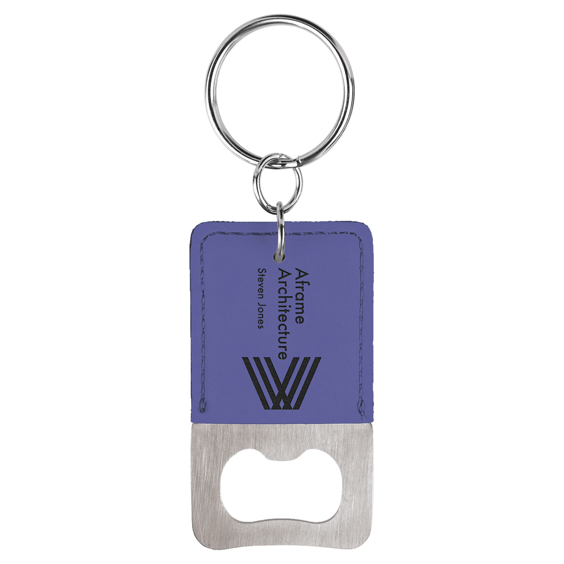 Rectangle Bottle Opener Keychain
