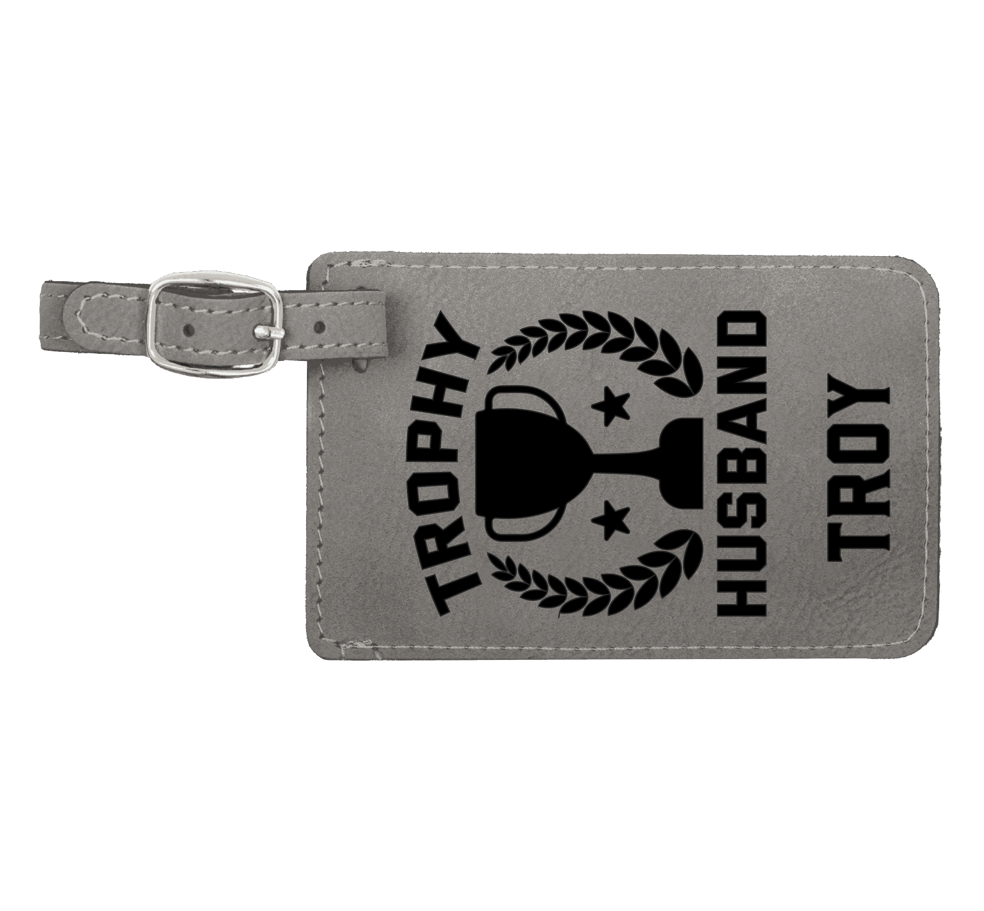 Baggage Tags - Engraves Black