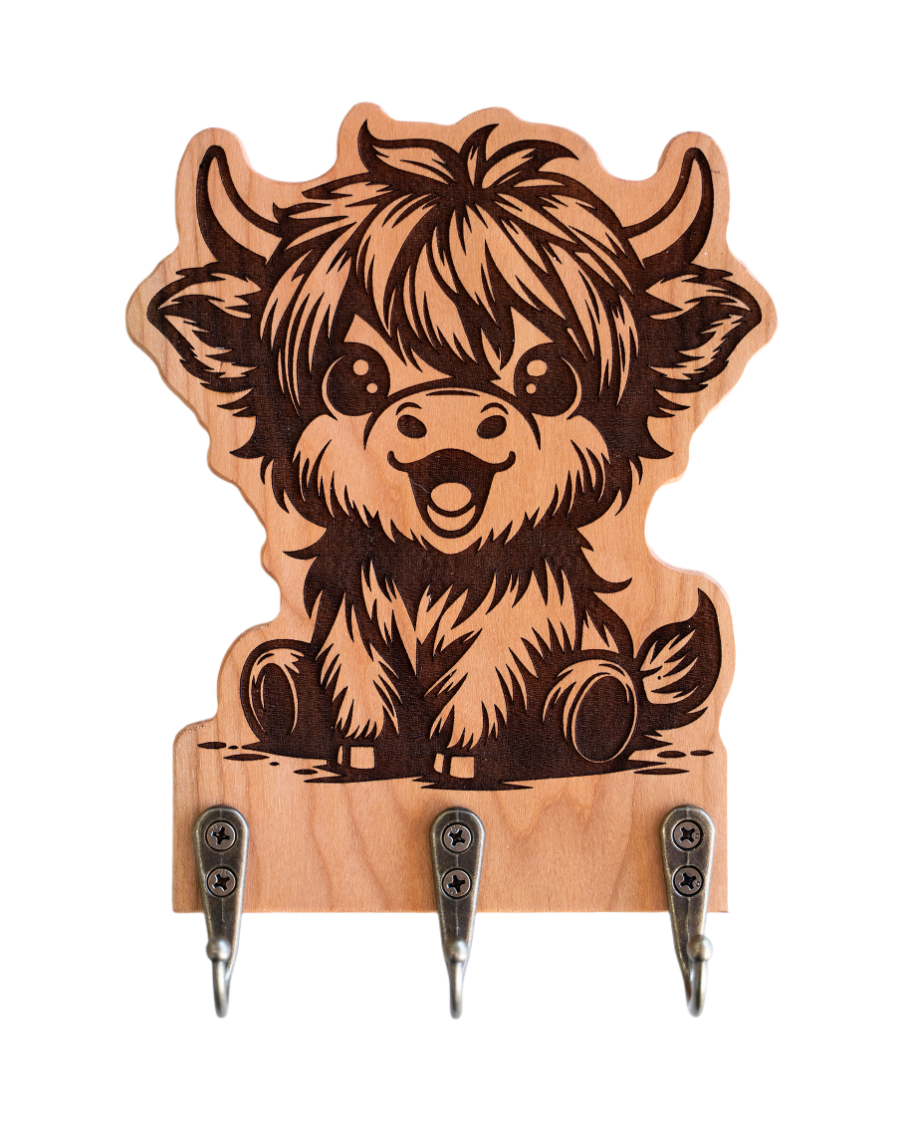 Happy Highland Cow 02 Wall Hanger