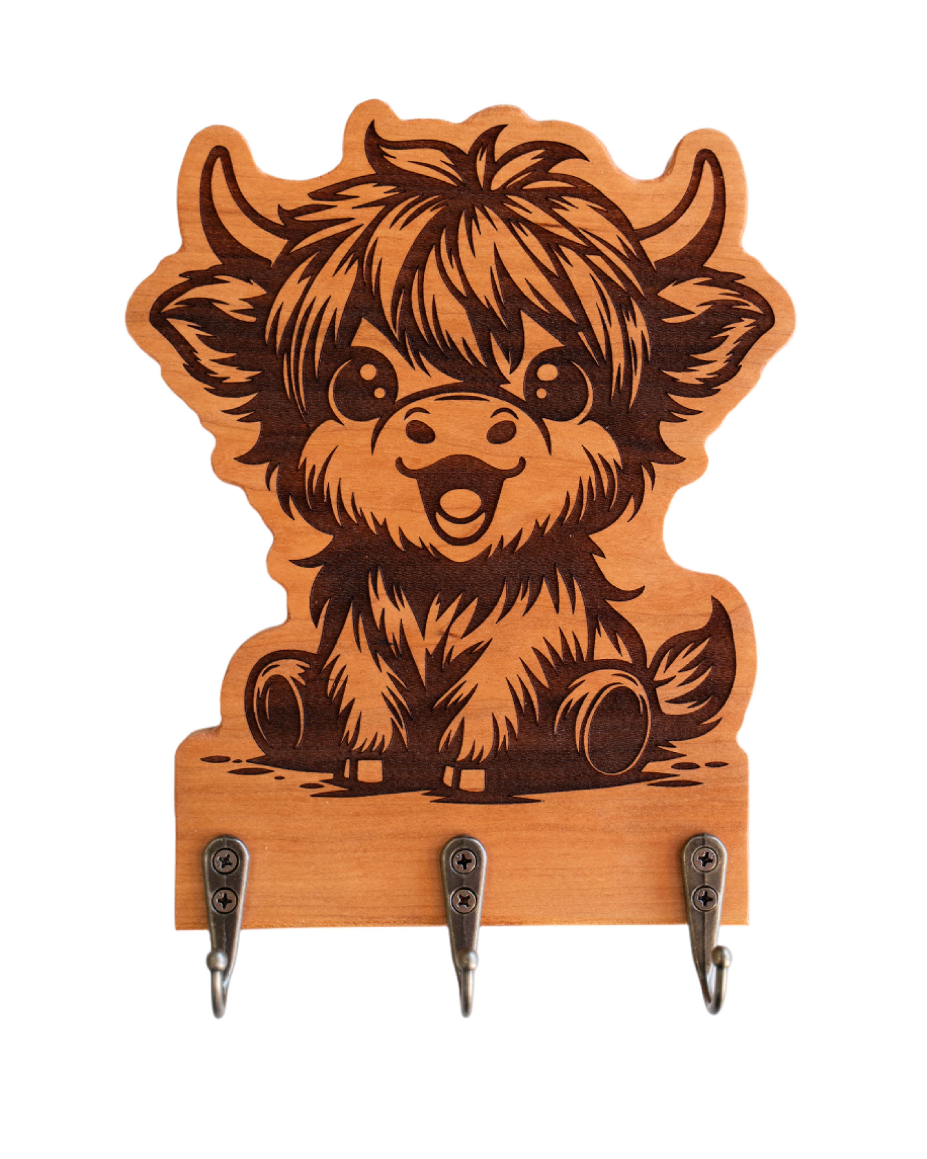 Happy Highland Cow 02 Wall Hanger