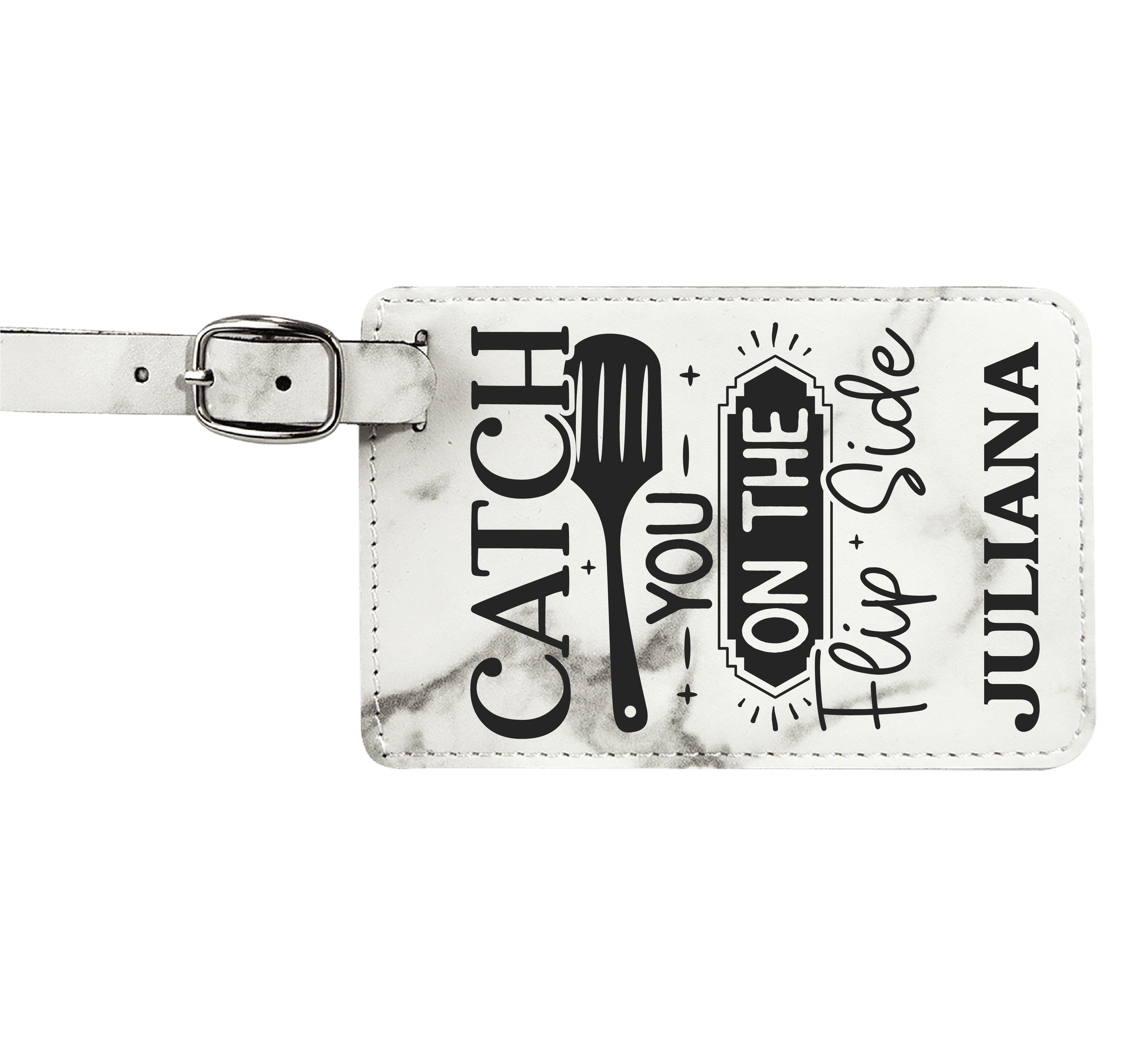 Baggage Tags - Engraves Black