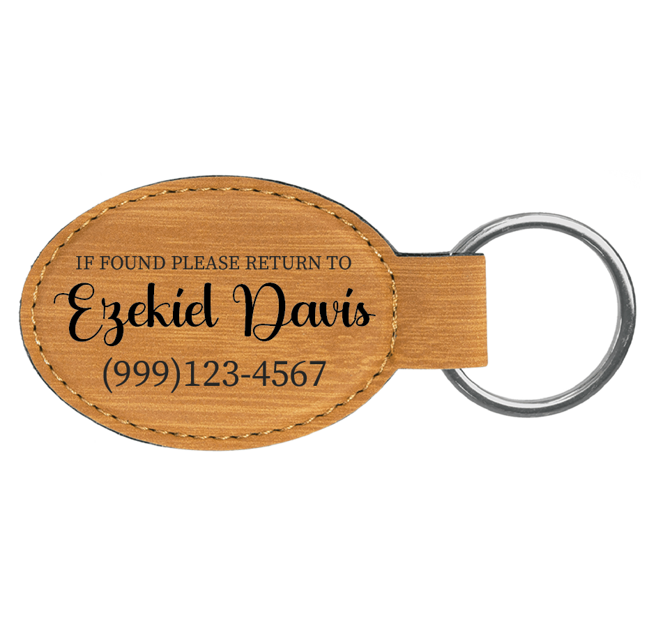 Oval Stitching - Engraves Black