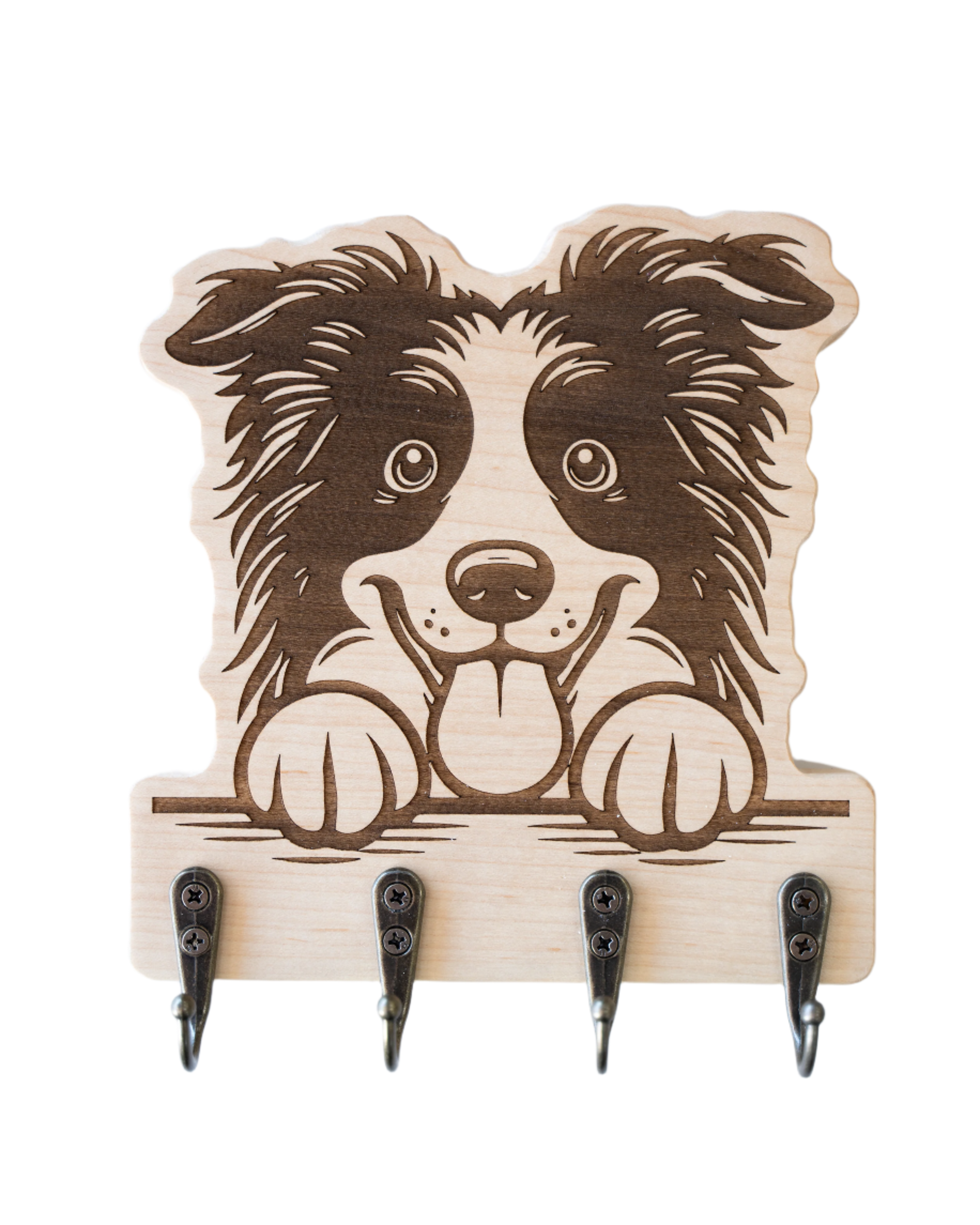 Custom Peeking Dog Wall Hanger